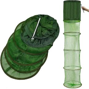 Portable Foldable Fish Basket, Collapsible Nylon Cage Basket in Saudi Arabia