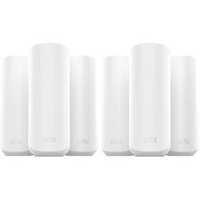 NETGEAR Orbi 360 Series Dual-Band WiFi 7 Mesh Network System for Home (RBE363) – Wireless Router (no Modem) + 2 Extenders, 5 Gbps, Covers 6,000 sq.ft., 70 Devices, 2.5GB Internet Port, BE5000 in Saudi Arabia