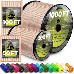 TECEUM Paracord Rope Type III 550 – Tactical MIL-SPEC – Outdoor para Cord in Kuwait