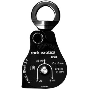 بكرة دوارة Rock Exotica Omni-Block - بكرة دوارة عالية القوة مع إمكانية الوصول إلى اللوحة الجانبية للتزوير - صنع في الولايات المتحدة الأمريكية in Kuwait