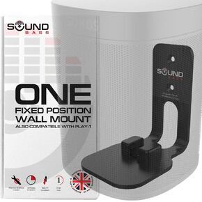 Sound Bass ONE, GEN 2, ONE SL & Play:1 Wall Mount Bracket, Black, Single in Saudi Arabia