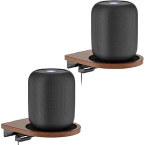 Wooden Wall Shlef for HomePod 1st/2nd Gen With Cable Management, 2 Pack in Saudi Arabia
