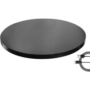 fotoconic 360 Degree Electric Rotating Display Turntable 10.24" / 26cm Motorized Rotary Stand, 3RPM, 33Lbs / 15kg Centric Loading, Anti-Clockwise & Clockwise Direction in Kuwait