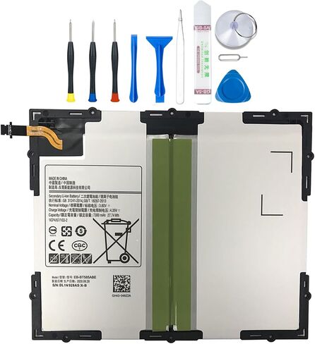 EB-BT585ABE Battery Compatible with Galaxy Tab A 10.1 inch 2016 SM-T587 SM-T587P SM-P580 SM-T580 SM-P585M EB-BT585ABA Series Tablet SM-T585C 3.8V 27.74Wh 7300mAh in Saudi Arabia