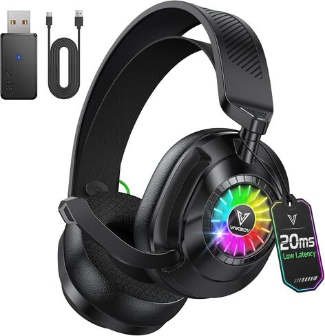 Vakedy Wireless Gaming Headset for PS5/PC-2.4GHz Bluetooth headsphones in Saudi Arabia