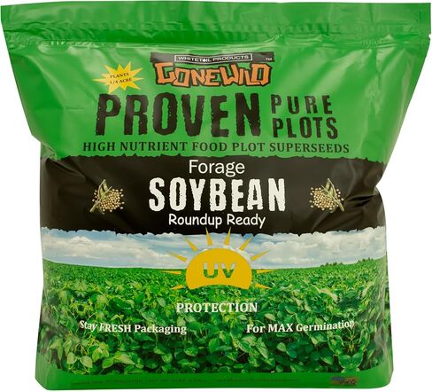 Forage Soybean Food Plot Seeds, Round-Up Ready, 10lb Bag, G1653 in Saudi Arabia