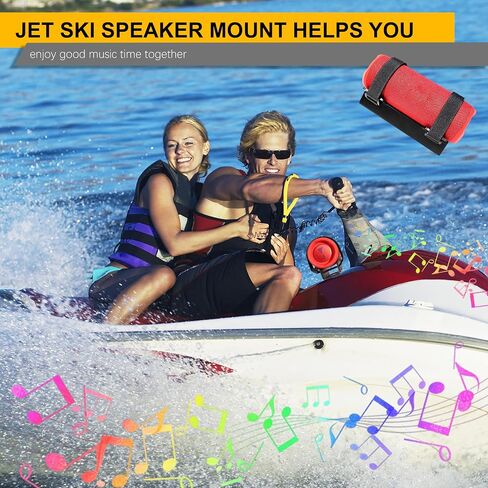 Speaker Mount for Jet Ski, Metal Bracket Holder for PWC's/Boat/Aluminum(BK) in Saudi Arabia