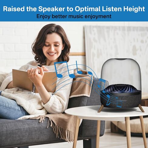 Metal Desktop Speaker Stand for Harman Kardon Aura Studio 3/4/5, Soundsticks 4 Speaker Desk Stand - Space Saving Table Desk Stand for Harman Kardon Soundsticks 4, Aura Studio 3, 4, 5 Speaker in Saudi Arabia