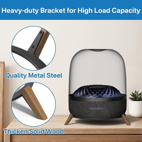 Metal Desktop Speaker Stand for Harman Kardon Aura Studio 3/4/5, Soundsticks 4 Speaker Desk Stand - Space Saving Table Desk Stand for Harman Kardon Soundsticks 4, Aura Studio 3, 4, 5 Speaker in Saudi Arabia