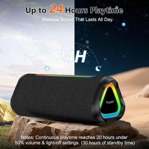 Magnetic Bluetooth Speaker, Portable Wireless, 30W Sound, IPX7 Waterproof in Saudi Arabia