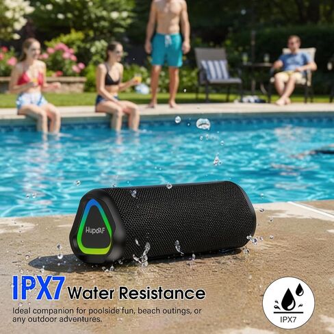 Magnetic Bluetooth Speaker, Portable Wireless, 30W Sound, IPX7 Waterproof in Saudi Arabia