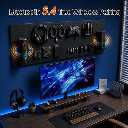 Magnetic Bluetooth Speaker, Portable Wireless, 30W Sound, IPX7 Waterproof in Saudi Arabia