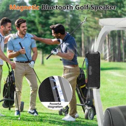 Magnetic Bluetooth Speaker, Portable Wireless, 30W Sound, IPX7 Waterproof in Saudi Arabia