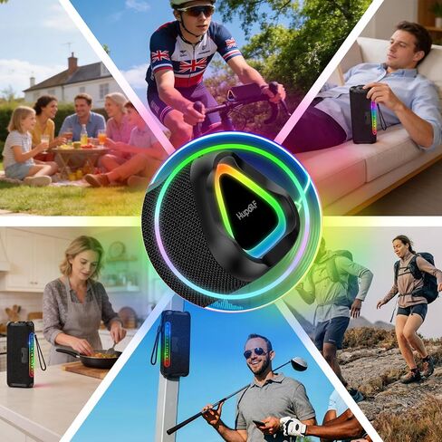 Magnetic Bluetooth Speaker, Portable Wireless, 30W Sound, IPX7 Waterproof in Saudi Arabia