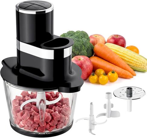 3-in-1 Food Processor, 600W Meat Grinder, Vegetable Chopper & Dough Mixer in Kuwait