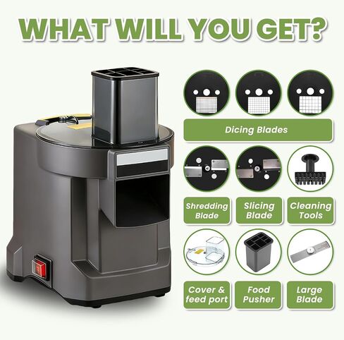5 in 1 Commercial Food Processor, Electric Vegetable Chopper in Saudi Arabia