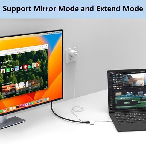 محول USB-C رقمي AV متعدد المنافذ من Apple مع HDMI 8K@60 هرتز ومنفذ شحن USB 3.2 و100 واط لهاتف iPhone 15/16/17، ومحول HDMI من النوع C معتمد من MFi لأجهزة MacBook Pro/Air وiPad Pro وiMac والمزيد (أبيض) in Kuwait