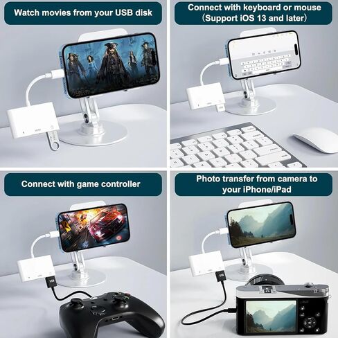 محول USB-C رقمي AV متعدد المنافذ من Apple مع HDMI 8K@60 هرتز ومنفذ شحن USB 3.2 و100 واط لهاتف iPhone 15/16/17، ومحول HDMI من النوع C معتمد من MFi لأجهزة MacBook Pro/Air وiPad Pro وiMac والمزيد (أبيض) in Kuwait