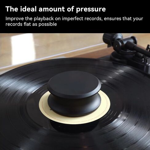 ANGELS HORN High Fidelity Bluetooth Vinyl Record Player with Built in Speakers & Record Weight Stabilizer Bundle in Saudi Arabia