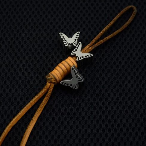 Titanium Knife Bead EDC Lanyard Pendant Paracord Beads for Knife Zipper Pull Jewelry Flashlight Knuckles Bracelet Necklace Parachute Cord 550 Paracord in Saudi Arabia