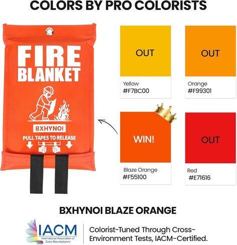 Fire Blanket for Kitchen and Home Camping Car Emergency Survival Safety,40"x 40" in Saudi Arabia