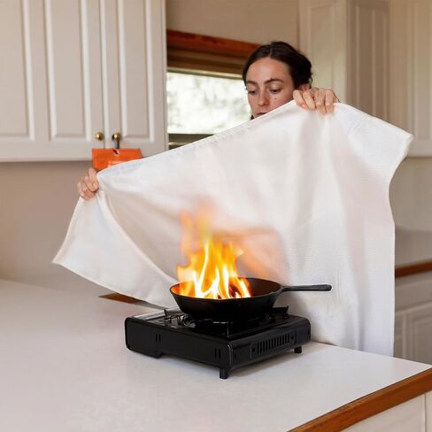Fire Blanket for Kitchen and Home Camping Car Emergency Survival Safety,40"x 40" in Saudi Arabia