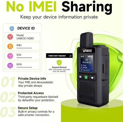 أجهزة راديو 4G LTE PoC، أجهزة اتصال لاسلكية ذات نطاق عالمي غير محدود، حزمة من أجهزة الراديو PTT ثنائية الاتجاه على المستوى الوطني، بيانات مجانية مدفوعة مسبقًا لمدة 10 سنوات، بطاقتي SIM، تنشيط ذاتي سريع ومكالمة جماعية رئيسية واحدة in Kuwait