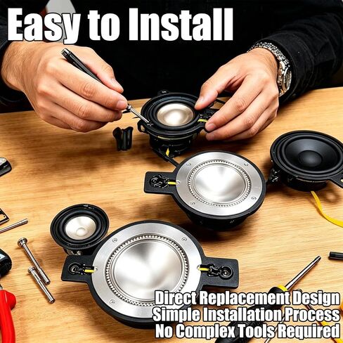 6-Pack Tweeter Diaphragm Fit for Timpano TPT-DH2000, Replace TPT-RPDH2000 in Saudi Arabia
