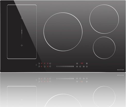 Noxton Induction Cooktop 4 Burners, 24 Inch Induction Stove Slide Control in Saudi Arabia