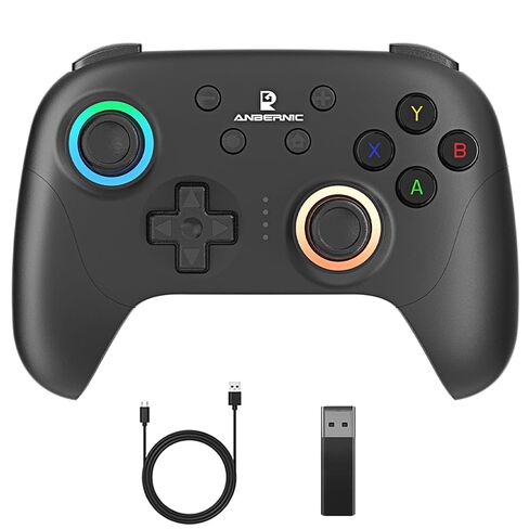 GiipGoop RG P01 Wireless Gaming Controller RG P01 Controllers Gamepad for PC Plug and Play Gaming Gamepad with Hall Effect/Triggers Joystick rg p01 Game Controller Switch/PC/Steam/Android/IOS(Black) in Kuwait