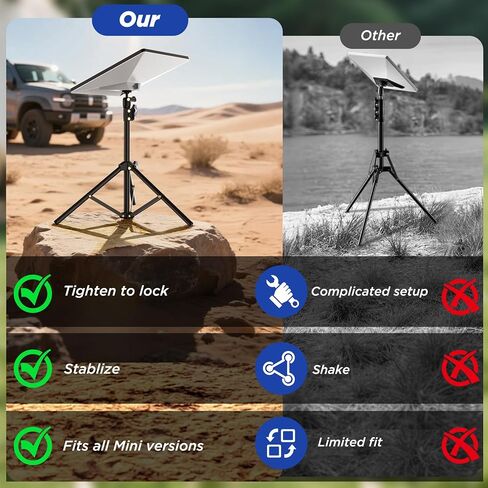 Hugener Starlink Mini Tripod Stand, Portable & 360° Rotation in Kuwait