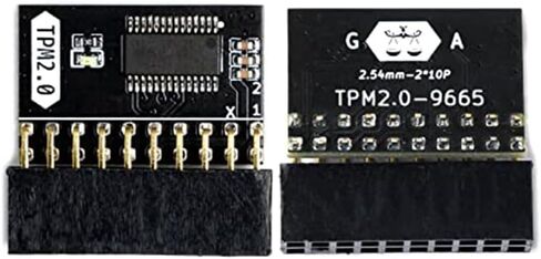 وحدة أمان التشفير TPM 2.0 20-1 Pin 2x10P متوافقة مع اللوحات الأم DDR4 لنظام التشغيل Windows 11 in Kuwait
