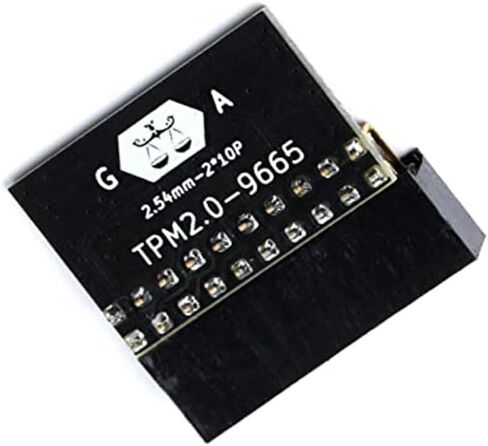 وحدة أمان التشفير TPM 2.0 20-1 Pin 2x10P متوافقة مع اللوحات الأم DDR4 لنظام التشغيل Windows 11 in Kuwait