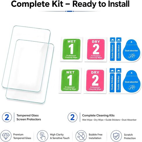 Model-Specific Custom Fit for Sigma FP/FPL Digital Camera Screen Protector – 2-Pack, 0.3mm 9H Hardness Tempered Glass, Full-Screen Edge-to-Edge, Crystal Clear, Bubble-Free, Anti-Scratch in Saudi Arabia