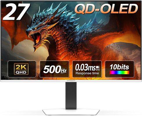 INNOCN 27" QD-OLED 1440P 500Hz Gaming Monitor, G-SYNC Compatible, GA27M1Q in Saudi Arabia