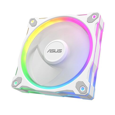 ASUS Prime MR120 ARGB Fan Black Triple Pack, 28mm Extra-Thick Frame, Quiet, high-Performance Cooling with PWM, 20 ARGB LEDs with Dual-Sided Frame Lighting, Aura Sync, 2 Year Warranty in Saudi Arabia