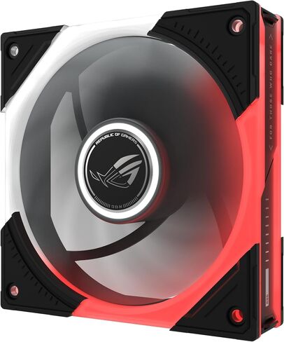 ASUS ROG Eurux GR120 ARGB Reverse PWM Fan Single Pack 120mm PWM, 2200RPM, Patented Daisy-Chain, Custom Lighting Effects in Saudi Arabia