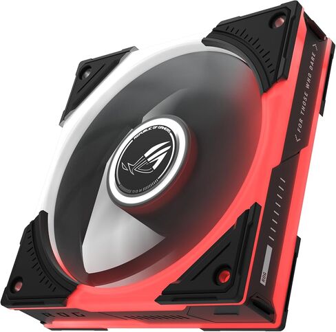 ASUS ROG Eurux GR120 ARGB Reverse PWM Fan Single Pack 120mm PWM, 2200RPM, Patented Daisy-Chain, Custom Lighting Effects in Saudi Arabia