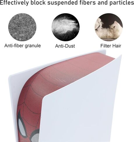 New Version 2.0 Dust Cover Net for PS5 Console, PS5 Heatsink Barrier Pets Hair Anti-dust Cover Dustproof for PlayStation 5 (hongzhu) in Kuwait