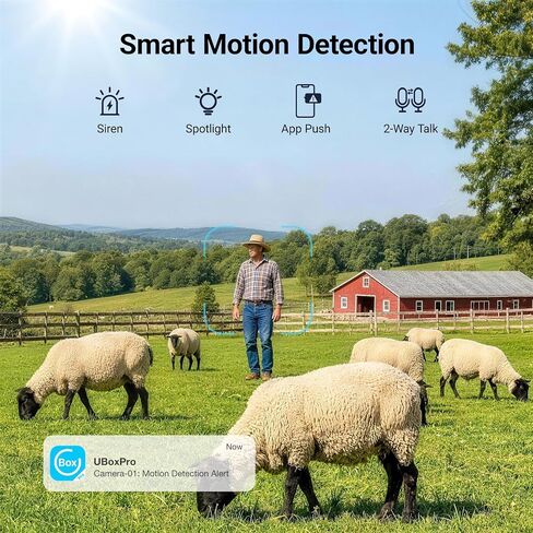 SEHMUA 4G LTE Cellular 24/7 Recording Security Camera Wireless Outdoor, Off Grid Security Cam No Wi-Fi, 2K Color Night Vision, 360° View, PIR Motion Sensor, Two-Way Talk, Built-in eSIM Card in Kuwait