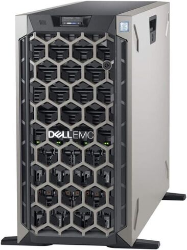 Dell PowerEdge T640 Tower Server with 2 Intel Silver 8-Core CPUs, 128GB DDR4 RAM, 1.6TB Enterprise SAS SSDs, RAID, Windows 2016 (Renewed) in Saudi Arabia