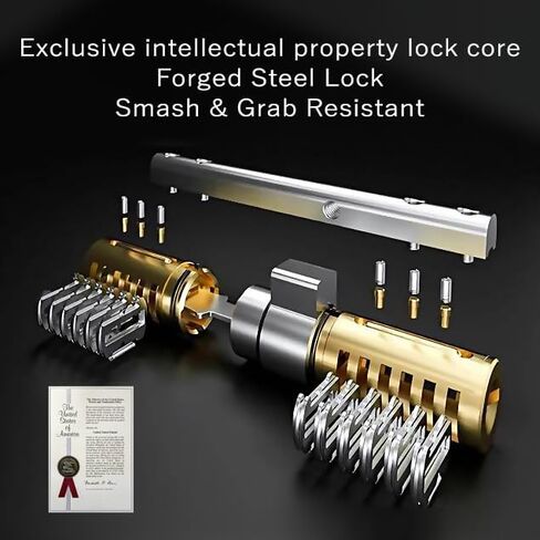 Biometric Gun Safe with LCD Display, Fingerprint Pistol Safe in Saudi Arabia