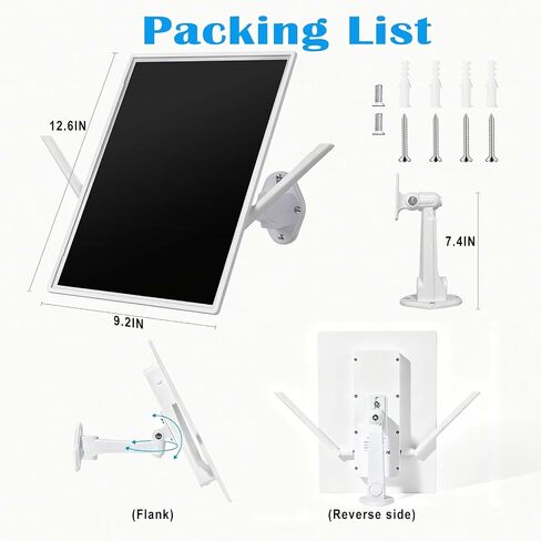 Solar WiFi Extender Signal Booster Outdoor, Long Range up to 500-feet, Internet 2.4G WiFi, 15W Solar Panel, 26000mAh Battery, IP65 Waterproof, Solar Powered WiFi Extender for Garden, Farm & Ranch in Kuwait
