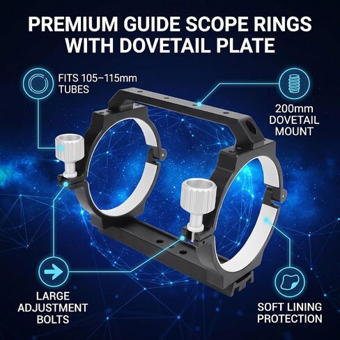 Telescope Tube Rings for Stargazings,105-115mm in Kuwait