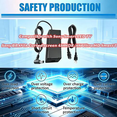for Sony acdp-240e01 19.5V10.26A AC/DC Adapter Compatible with Bravia LCD TV KD-65XD8505, 200W Power Supply Cord Cable PS Wall Home Charger Mains PSU.Replace Part Number ACDP-160D01 in Saudi Arabia