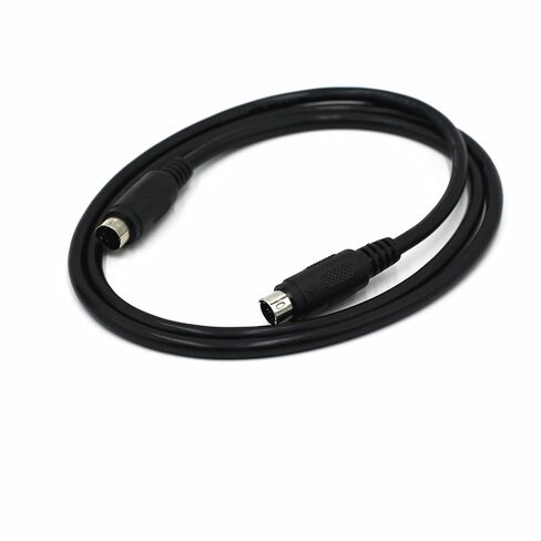 Mini-DIN 5 Pin Male to Male Cable, Mini 5P Programming Cable for Panasonic PLC & S-Video 5-Core Replacement, for Instrument Equipment Repair and Custom Wiring, Audio Video Data Transmission in Saudi Arabia