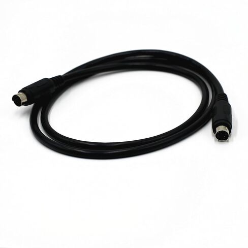 Mini-DIN 5 Pin Male to Male Cable, Mini 5P Programming Cable for Panasonic PLC & S-Video 5-Core Replacement, for Instrument Equipment Repair and Custom Wiring, Audio Video Data Transmission in Saudi Arabia