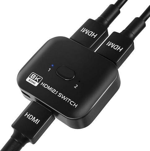 8K Bi-Directional HDMI Switch 2 in 1 Out, 4K@120Hz HDMI Splitter Switch in Kuwait