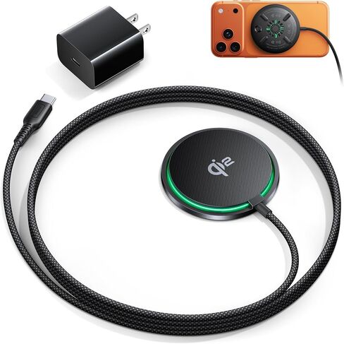 INIU Magnetic Wireless Charger, Qi2 15W Fast Charging Pad Travel Charger in Saudi Arabia