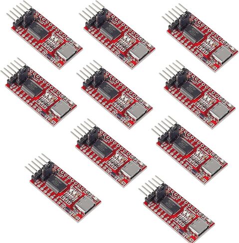 2Pcs FT232RL FTDI USB 3.3V 5.5V to TTL Serial Adapter Module for Arduino FT232 Pro Mini Port Type-C USB to TTL 232 in Saudi Arabia